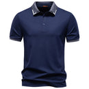 AIOPESON Men's Slim Fit Short Sleeve Polo Shirt Solid Color Lightweight Breathable Fashion Summer Polo Shirts for Men