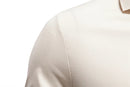 AIOPESON Men's Breathable Silky Polo Shirt Solid Color Soft Skin-Friendly Casual Cool Old Money Style Male Polo Shirts