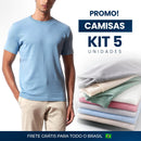 COMPRE 3 LEVE 5 - Camisas Minimal em Algodão Egípcio