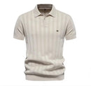 Camisa Polo Masculina em Malha Texturizada Miami